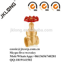 Brass gate valve